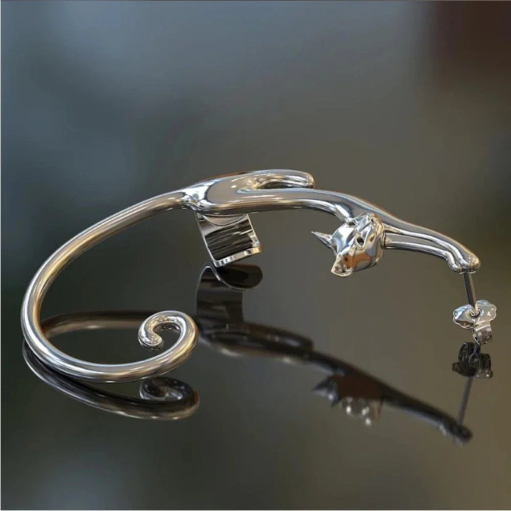 NEW "Puuurfect" Cat Wrap Earring - Picture 6 of 10